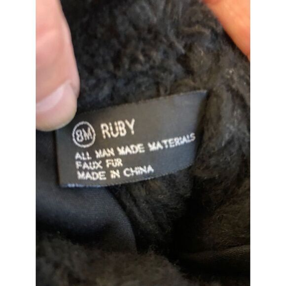 Totes Ruby rain snow boots size 8 m zipper - Picture 6 of 7